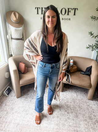 Canyon Stripe Kimono