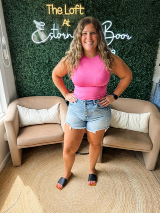 Risen Emma Button Fly Shorts