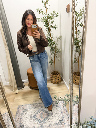 Feeling It Suede Jacket 2 Colors