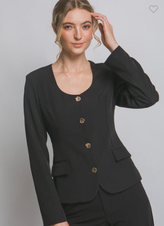 Button front Blazer