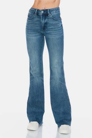 Judy Blue Cut Hem Flare Jeans *TUMMY CONTROL*