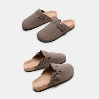 Preorder Suede Buckle clog *BEST SELLER*