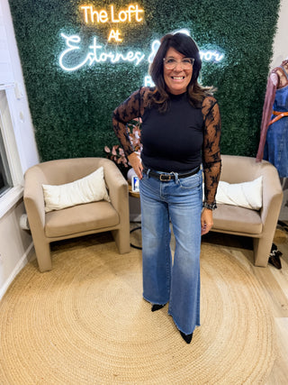 Risen Cassidy Tummy Control Wide Leg