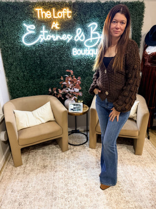 Happy As Ever Chunky Cardigan