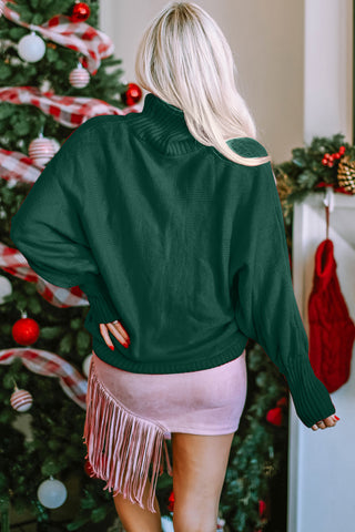 PREORDER Merry Christmas Turtleneck Long Sleeve Sweater