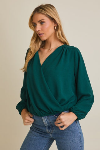 Anything But Ordinary Surplice Top