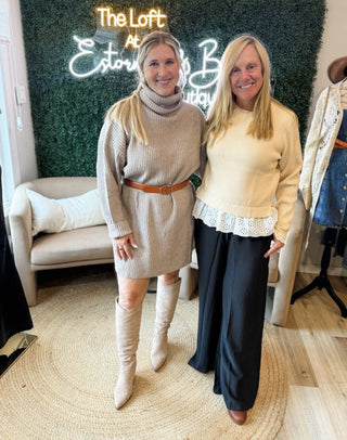 Set Your Soul Alive Layered Sweater