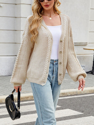 Carmen cozy oversized oatmeal button down