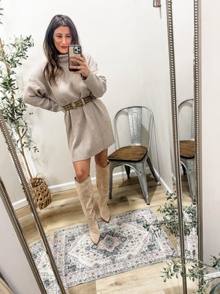 Whiskey Flowing Tall Boots