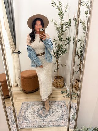 SLMW Lace Overlay Dress