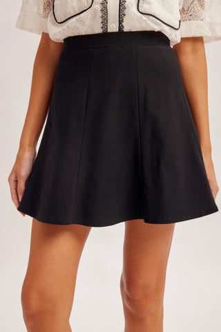 Lush Life Flared Mini Skirt