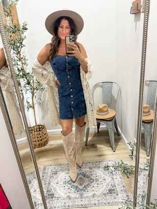 Whiskey Flowing Tall Boots