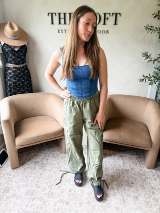 All Summer Long Denim Top