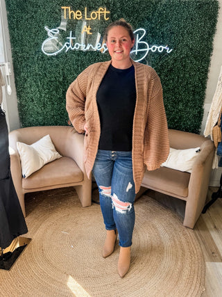 Caught A Vibe Thick Cozy Cardigan