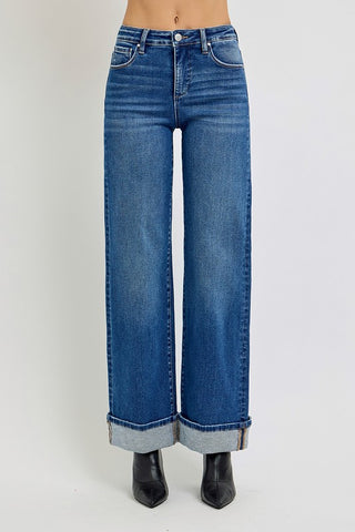 Risen Margaret High Rise Cuffed Jeans