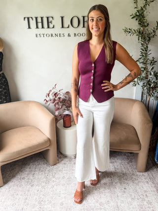 She’s A Legend Plum Vest