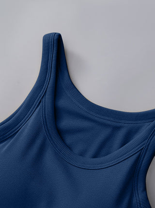 PREORDER Round Neck Tank with Bra