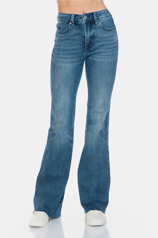 Judy Blue Cut Hem Flare Jeans *TUMMY CONTROL*