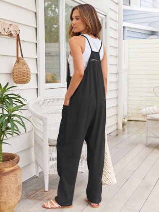 PREORDER V-Neck Spaghetti Strap Jumpsuit MULTIPLE COLORS