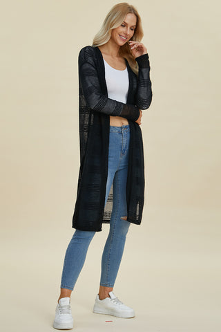 Open Front Longline Cardigan 4