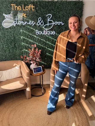 All About Suede Cropped Jacket