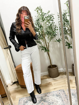 Just Like That Silk Blouse