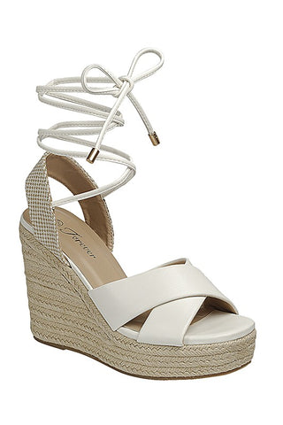 Pretty Girl Lace Up Wedges