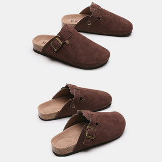 Preorder Suede Buckle clog *BEST SELLER*