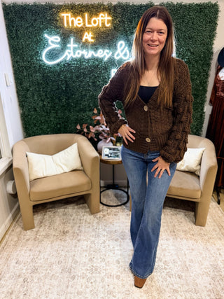 Happy As Ever Chunky Cardigan