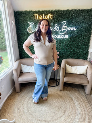 Anniewear 90s Cuffed High Rise Jeans