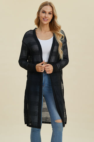 Open Front Longline Cardigan 4