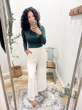 Highs And Lows Pleat Work Pants 4 Colors