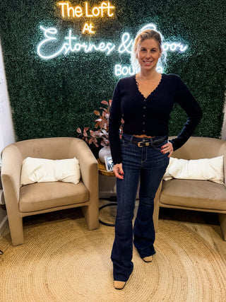 Judy Blue Candace Dark Wash Flare