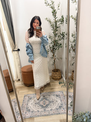 SLMW Lace Overlay Dress