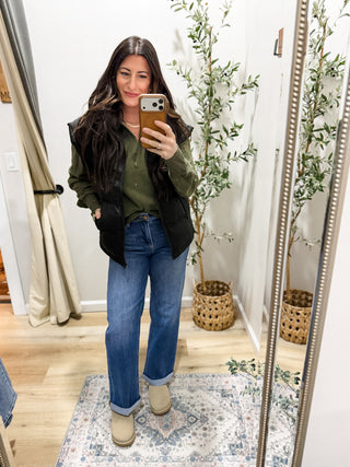 Worth Every Minute Puff Vest 2 Colors