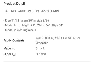 Risen Maggie Palazzo Wide Leg 2 colors