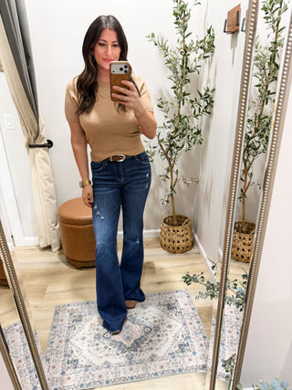 Story Of My Life Short Sleeve Sweater 2 Colors