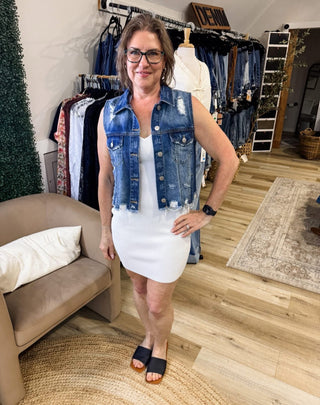 Risen Change Of Heart Distressed Vest