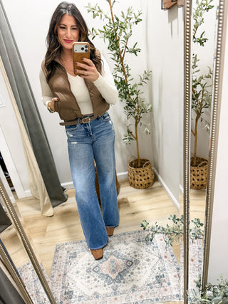 Better Days Ribbed V Neck Sweater 3 Colors