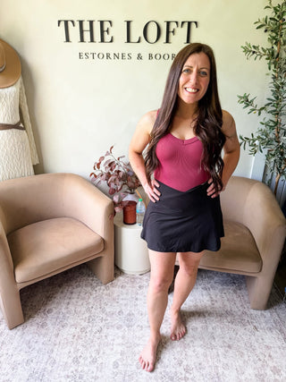 Flirty and Fun High Waist Skort 2 Colors