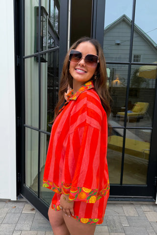 PREORDER: Fruit Salad Button Down Top