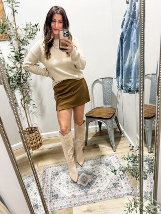 Whiskey Flowing Tall Boots