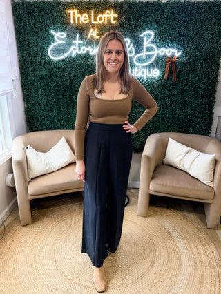 Highs And Lows Pleat Work Pants 4 Colors