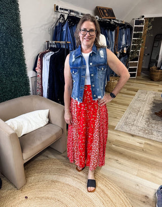 Risen Change Of Heart Distressed Vest