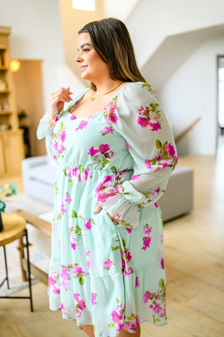 Delightfully Yours Floral Dress