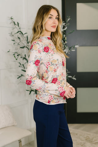 Direction to Perfection High Neck Long Sleeve Top