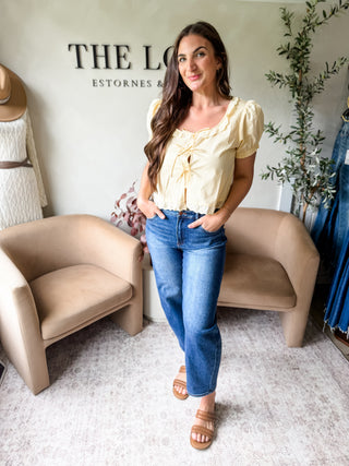 It’s Our Time Eyelet Top