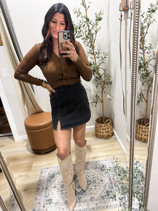 Anniewear Washed Stretch Denim Skort