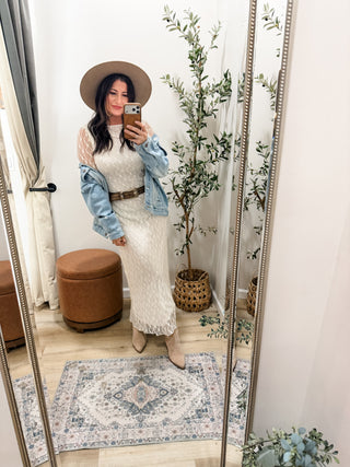 SLMW Lace Overlay Dress