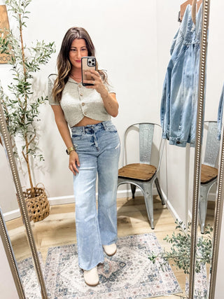 You Said Forever Collared Top